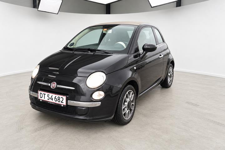 Sort Fiat 500C fra 2012