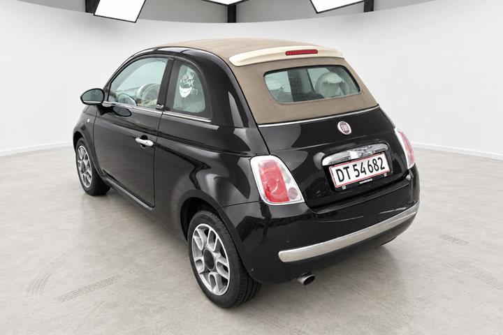 Sort Fiat 500C fra 2012