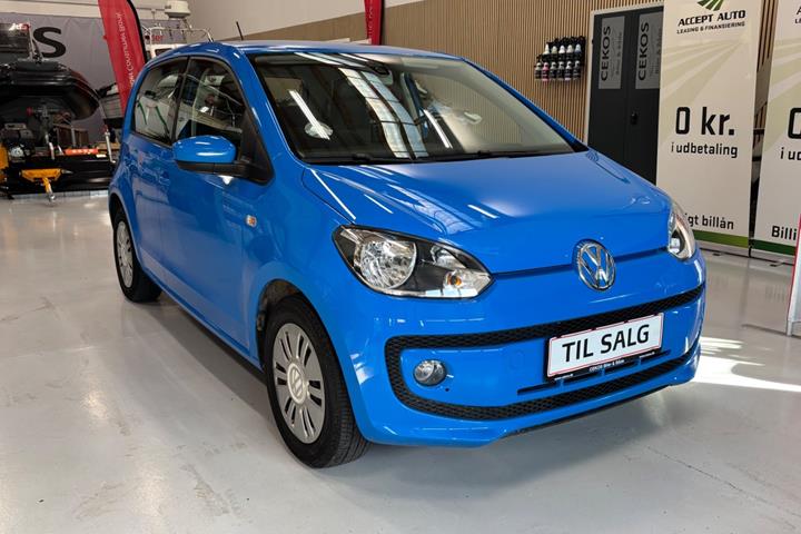 Blå VW UP! fra 2016