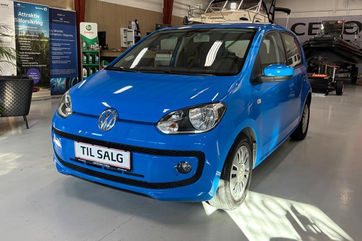 Blå VW UP! fra 2016
