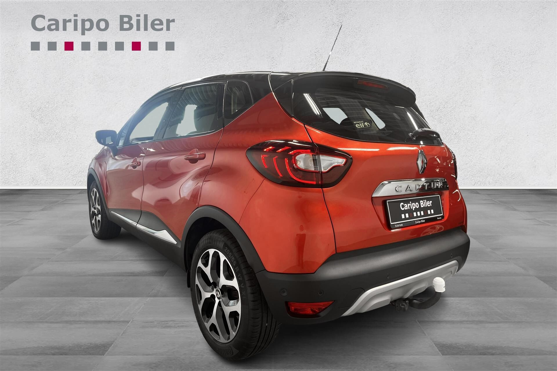 Rød Renault Captur fra 2018