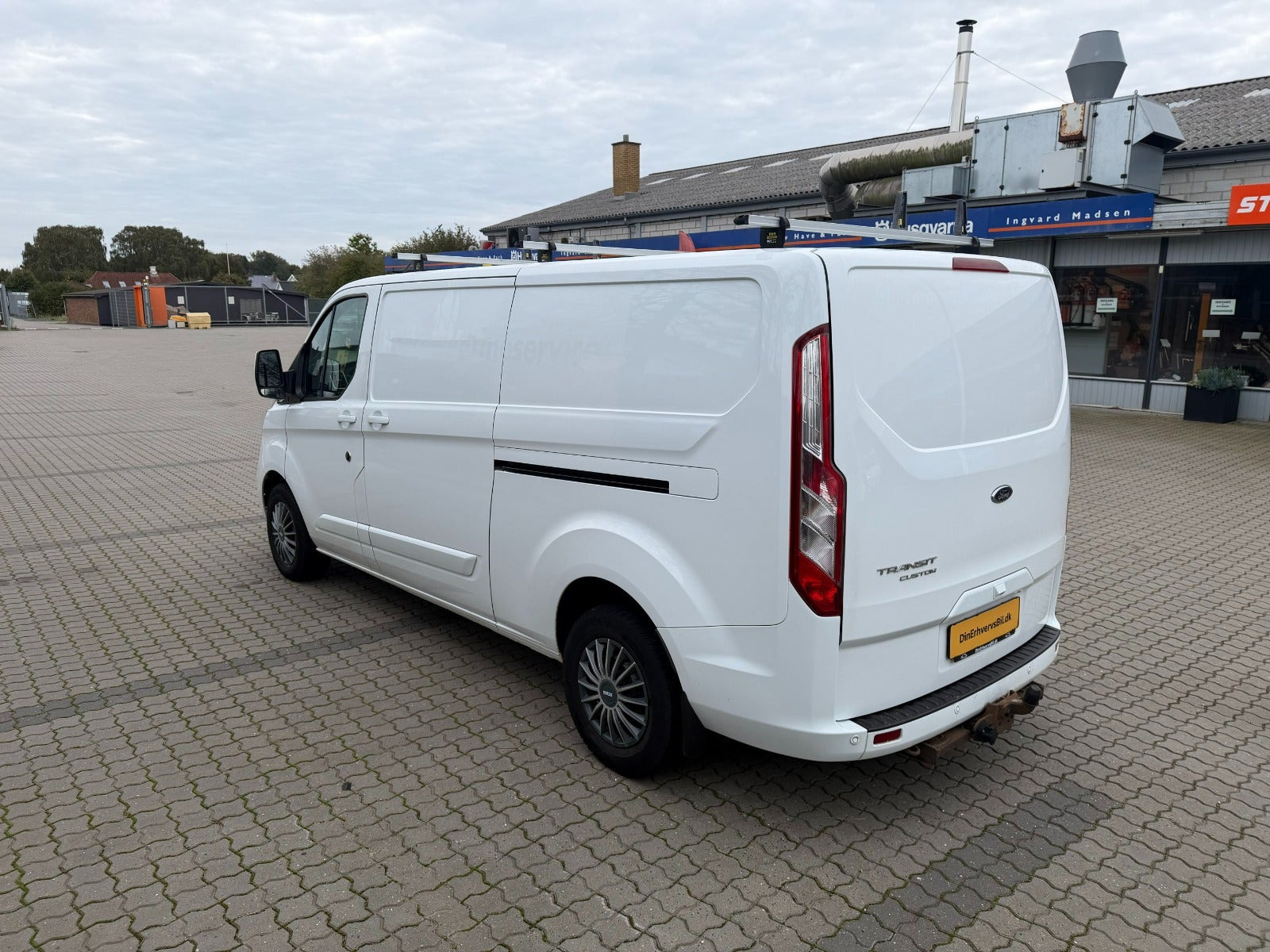 Hvid Ford Transit Custom 300 L2 fra 2021