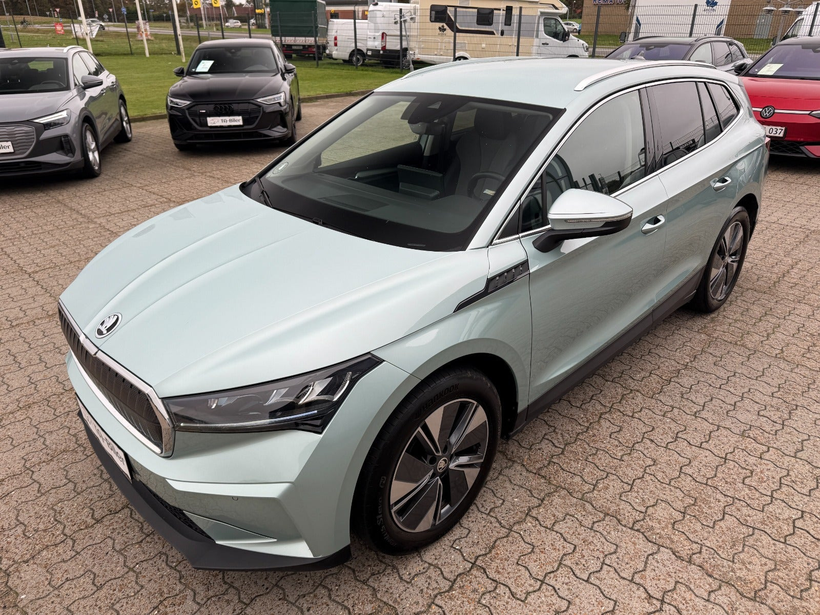 Grøn Skoda Enyaq fra 2024