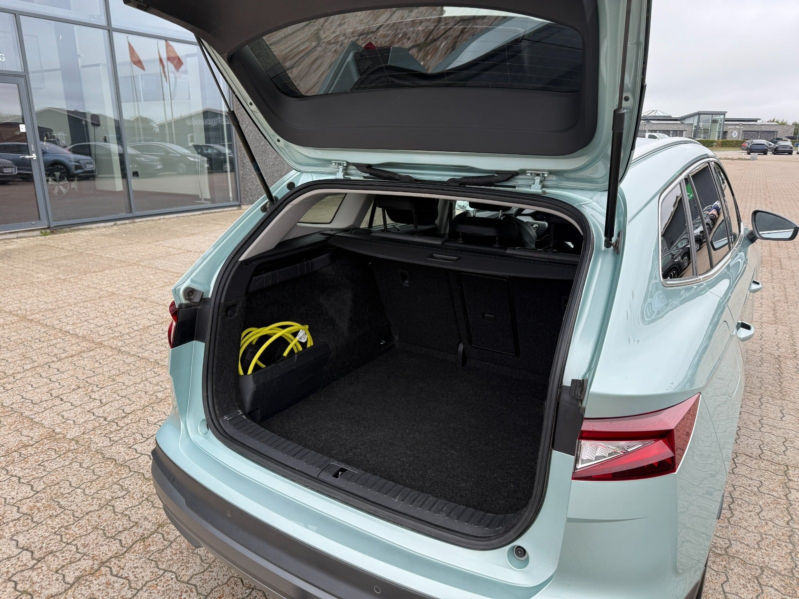 Grøn Skoda Enyaq fra 2024