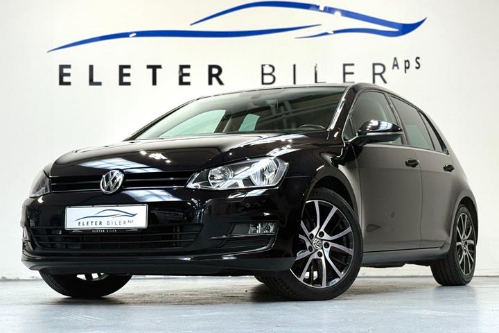 Sort VW Golf VII fra 2016