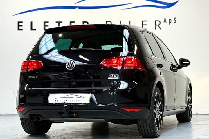 Sort VW Golf VII fra 2016