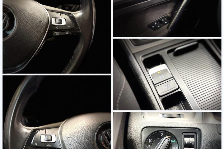 Sort VW Golf VII fra 2016