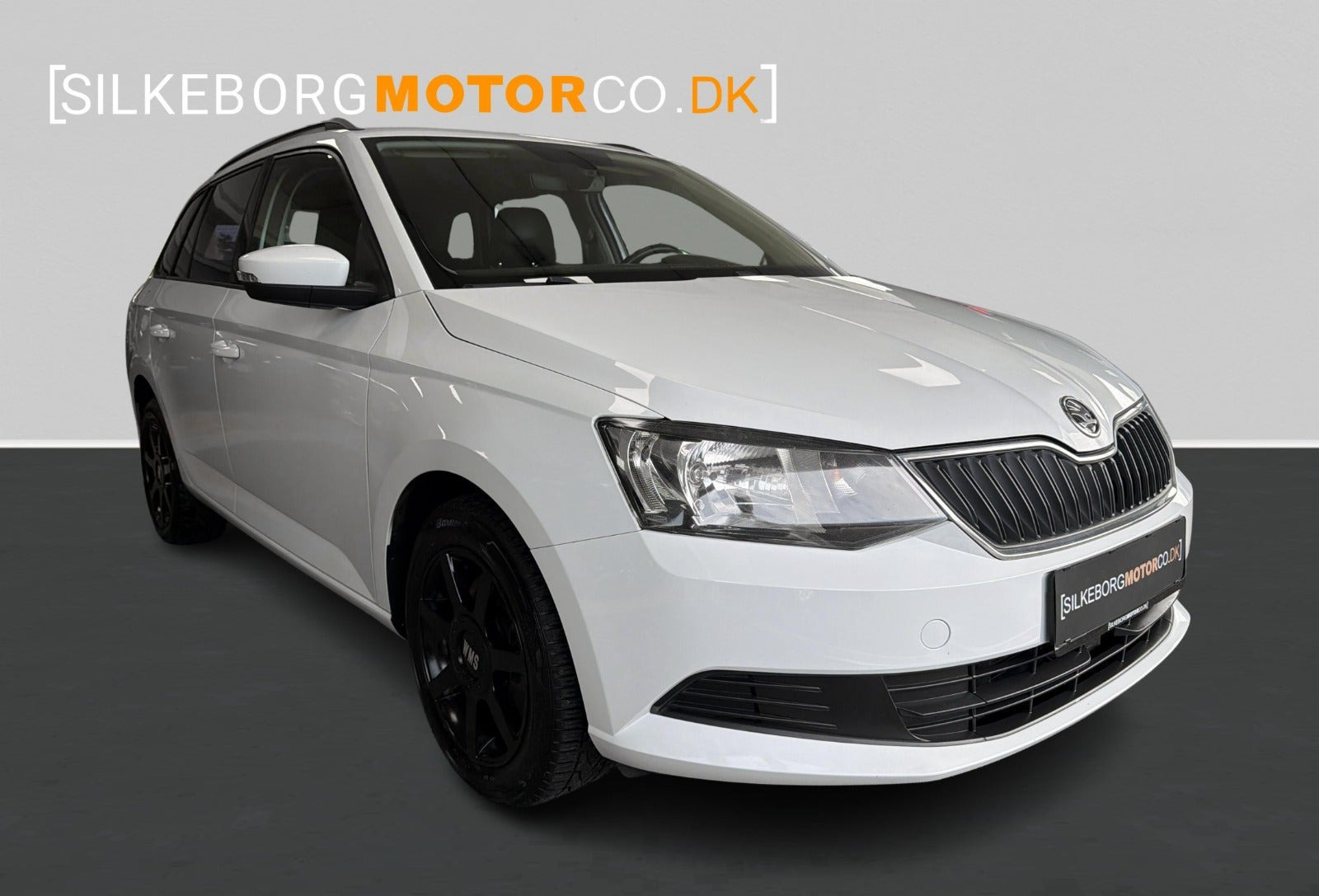 Hvid Skoda Fabia fra 2017
