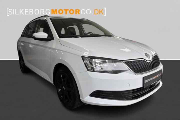 Hvid Skoda Fabia fra 2017