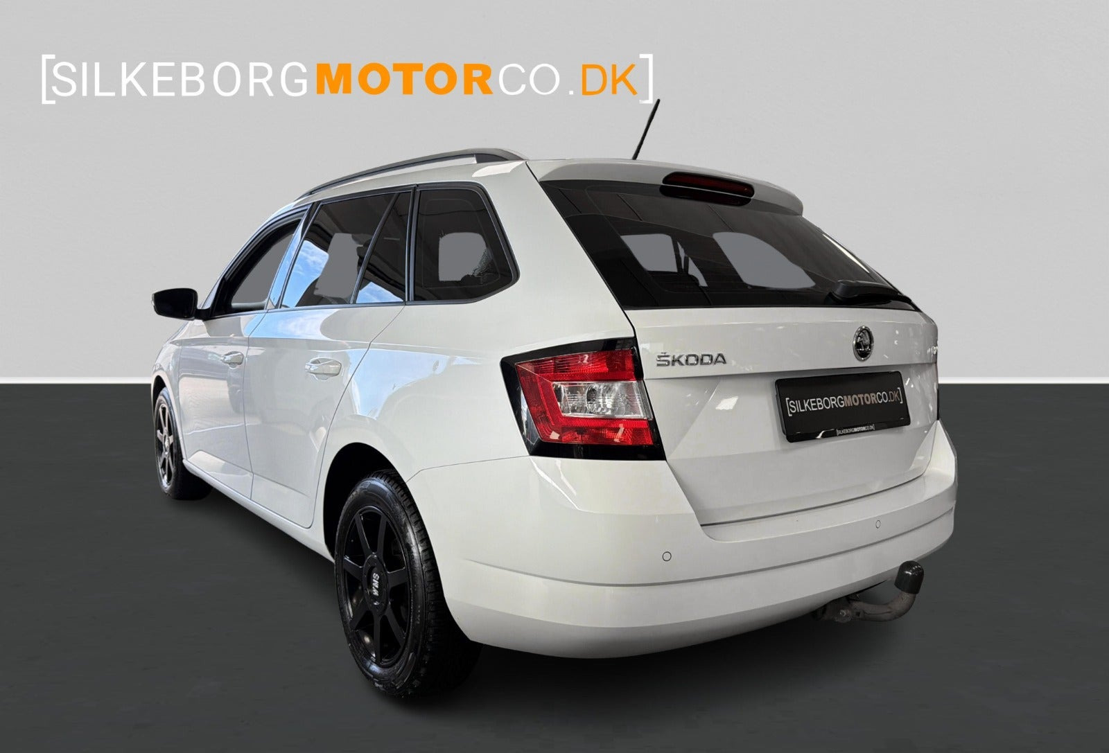 Hvid Skoda Fabia fra 2017