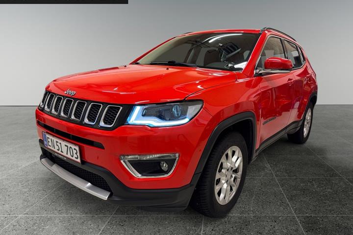 Rød Jeep Compass fra 2020