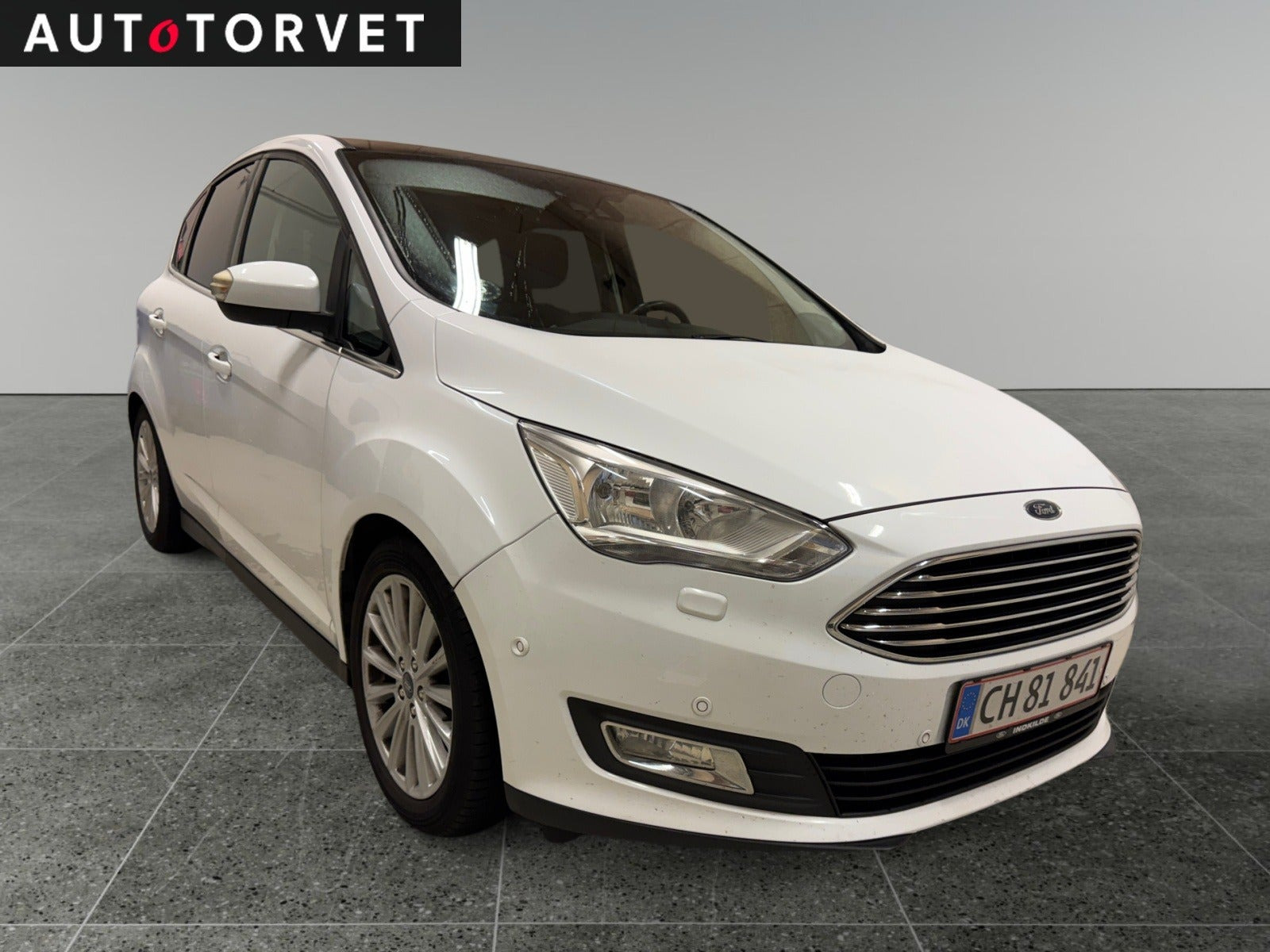 Hvid Ford C-MAX fra 2018