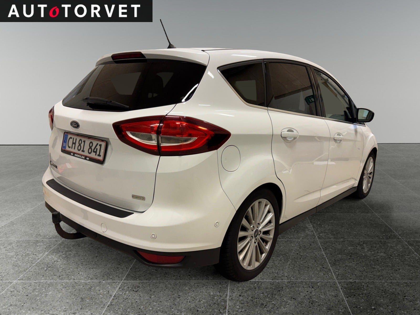 Hvid Ford C-MAX fra 2018