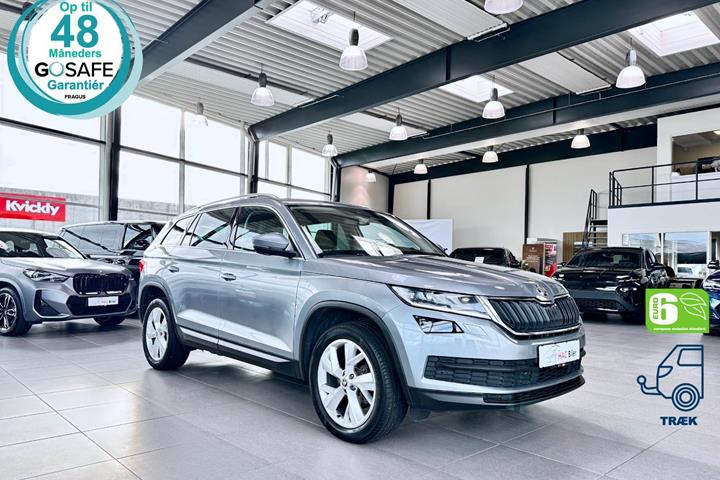 Gul Skoda Kodiaq fra 2019