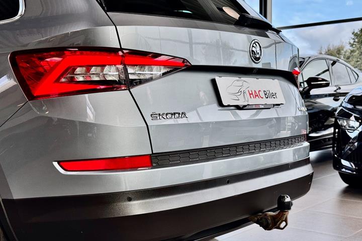 Gul Skoda Kodiaq fra 2019