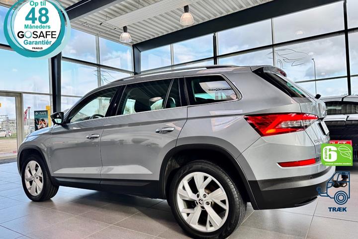 Gul Skoda Kodiaq fra 2019