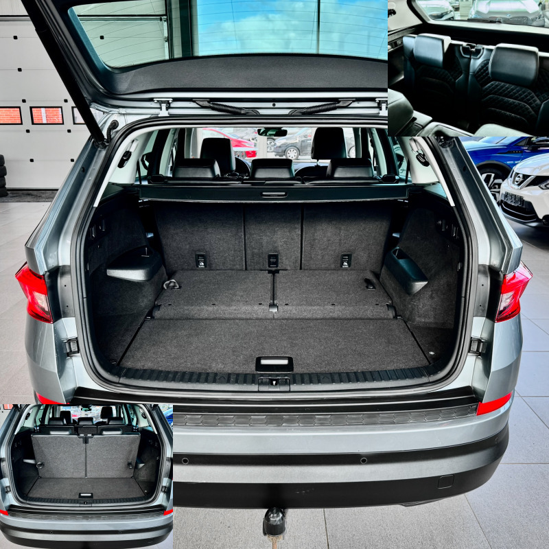 Gul Skoda Kodiaq fra 2019