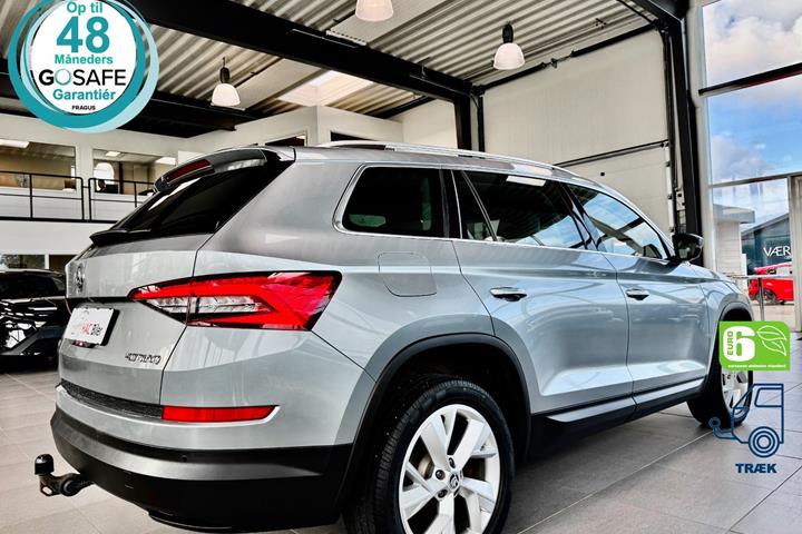 Gul Skoda Kodiaq fra 2019