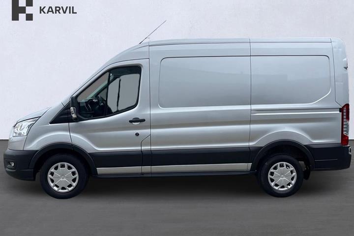 Sølv Ford Transit 350 L2 Van fra 2023