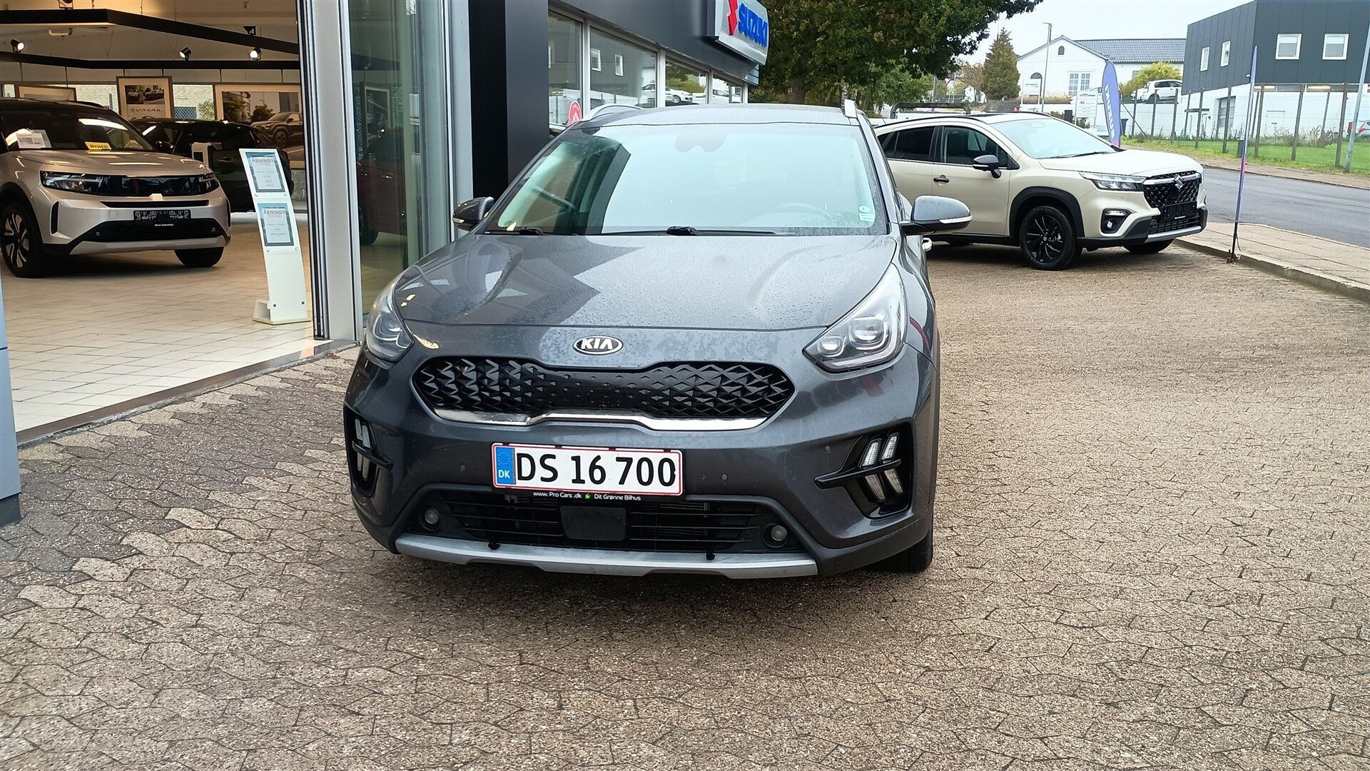 Grå Kia Niro fra 2021