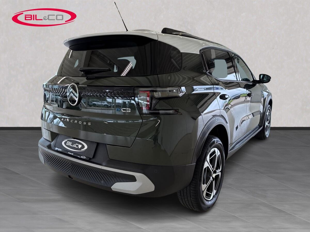 Grøn Citroën e-C3 Aircross fra 2025