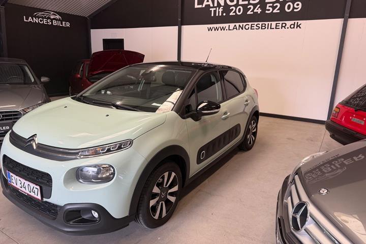 Grøn Citroën C3 fra 2019