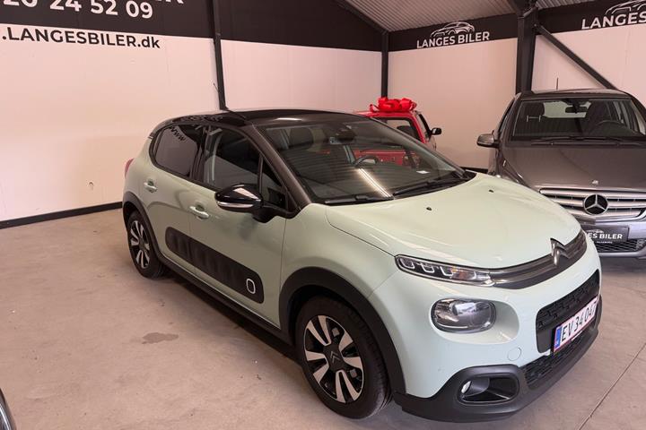 Grøn Citroën C3 fra 2019