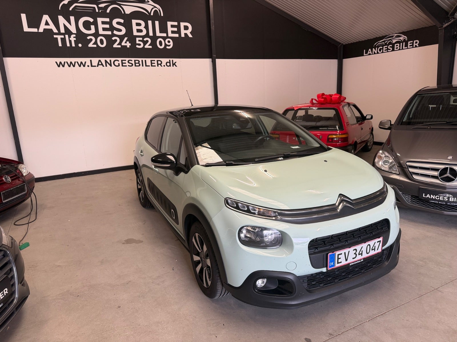 Grøn Citroën C3 fra 2019