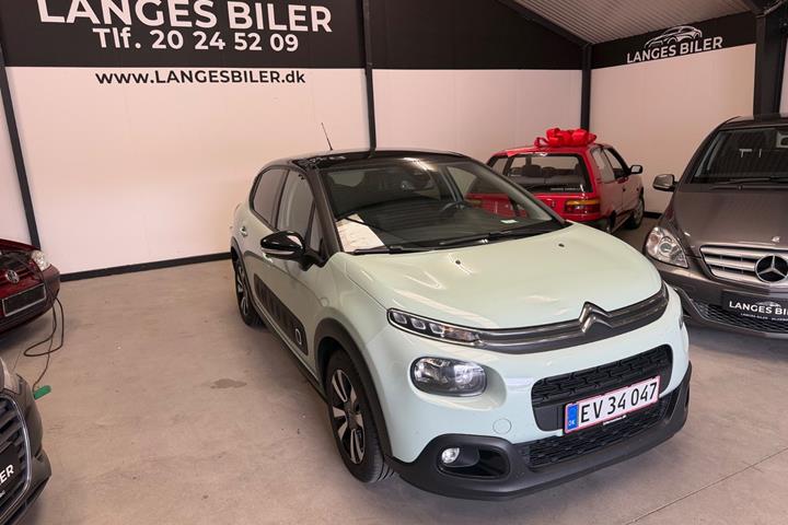 Grøn Citroën C3 fra 2019