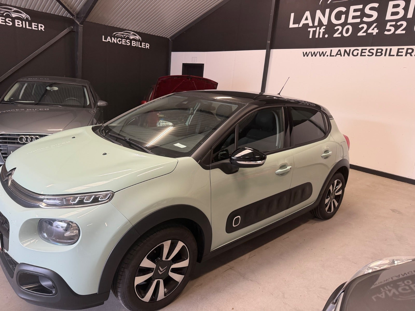 Grøn Citroën C3 fra 2019