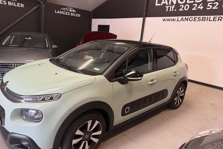 Grøn Citroën C3 fra 2019