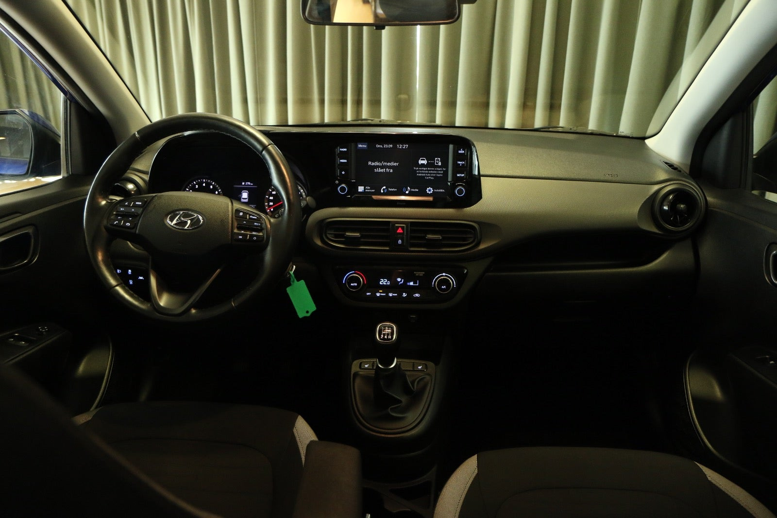 Grøn Hyundai i10 fra 2022
