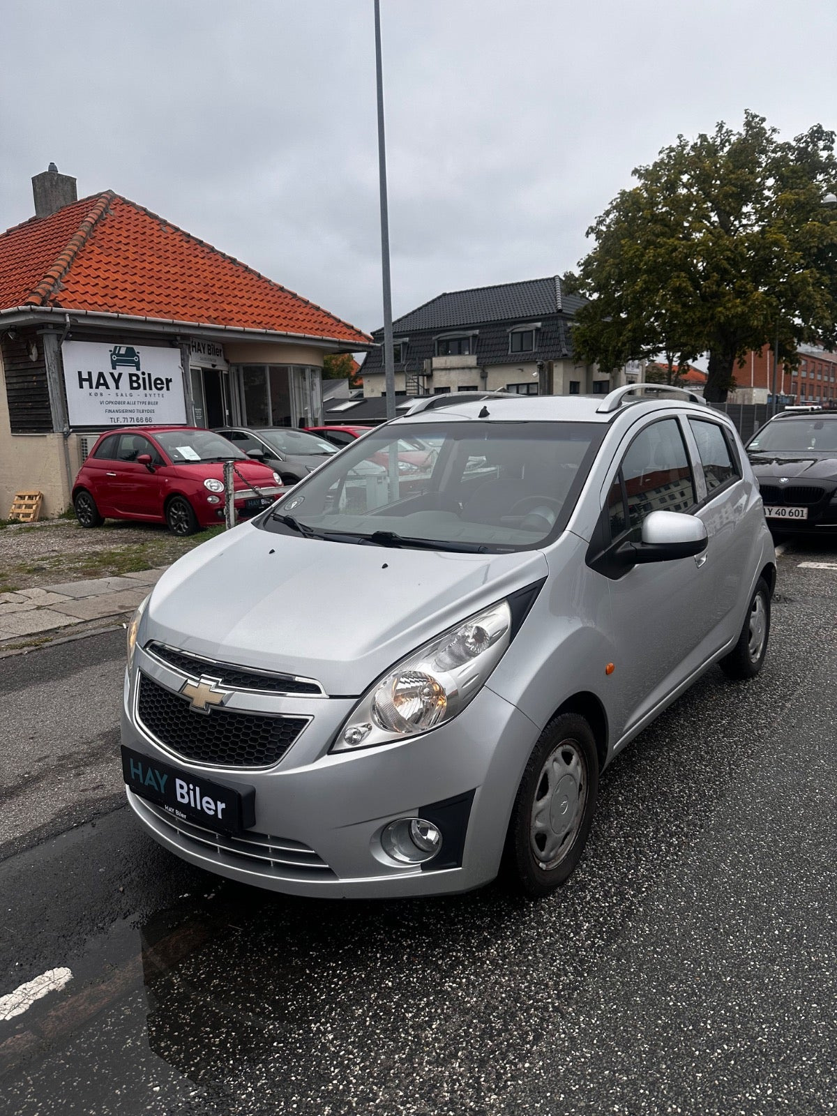 Sølv Chevrolet Spark fra 2011