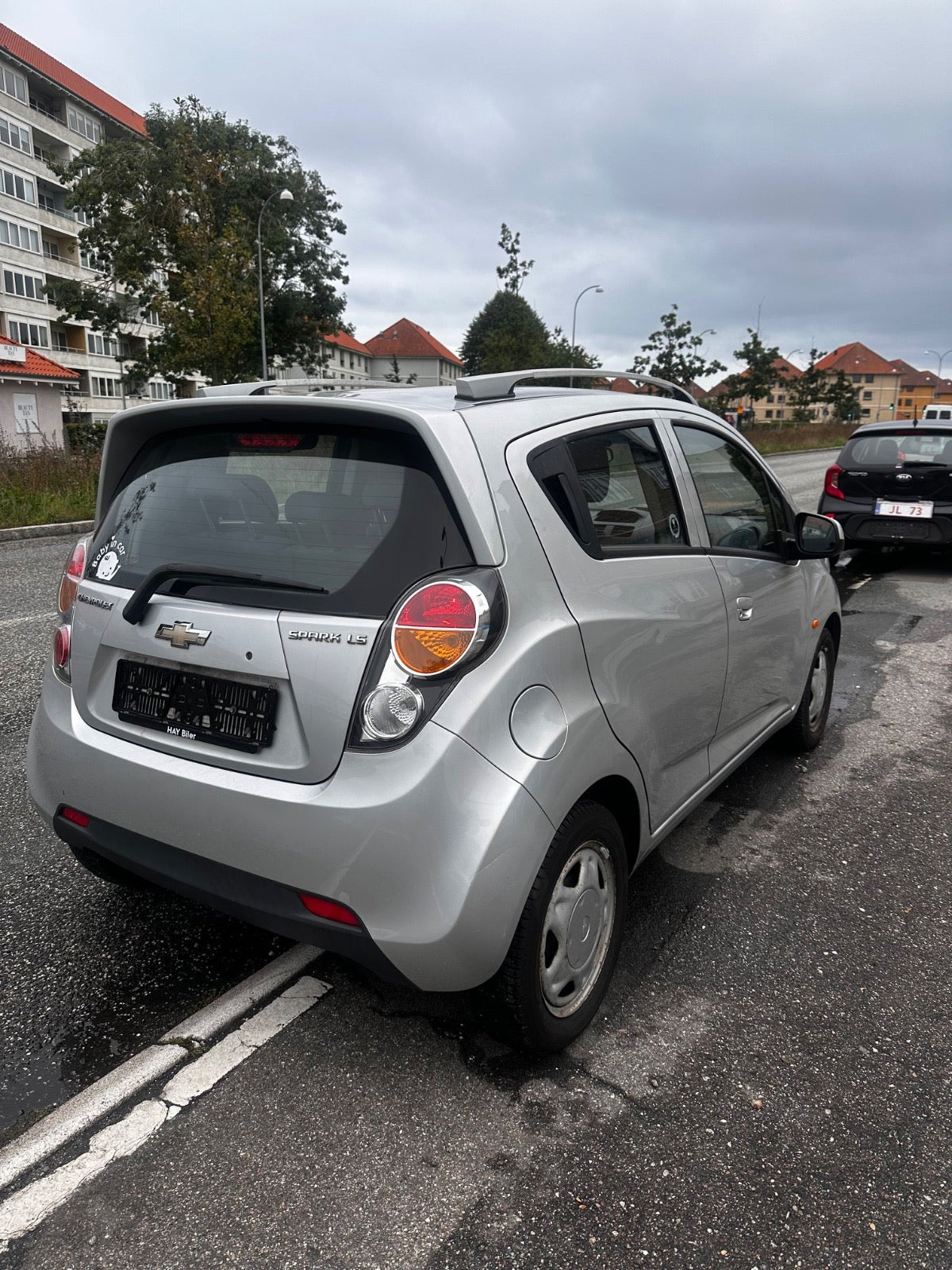Sølv Chevrolet Spark fra 2011