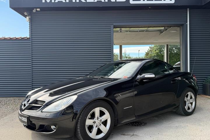 Sort Mercedes SLK200 fra 2004