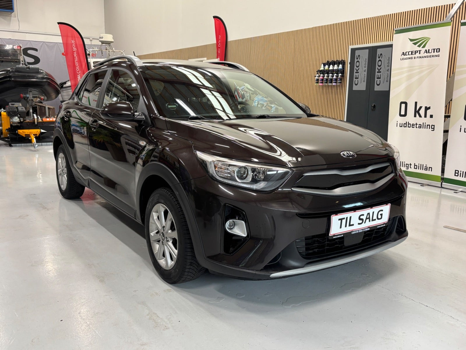 Brun Kia Stonic fra 2018
