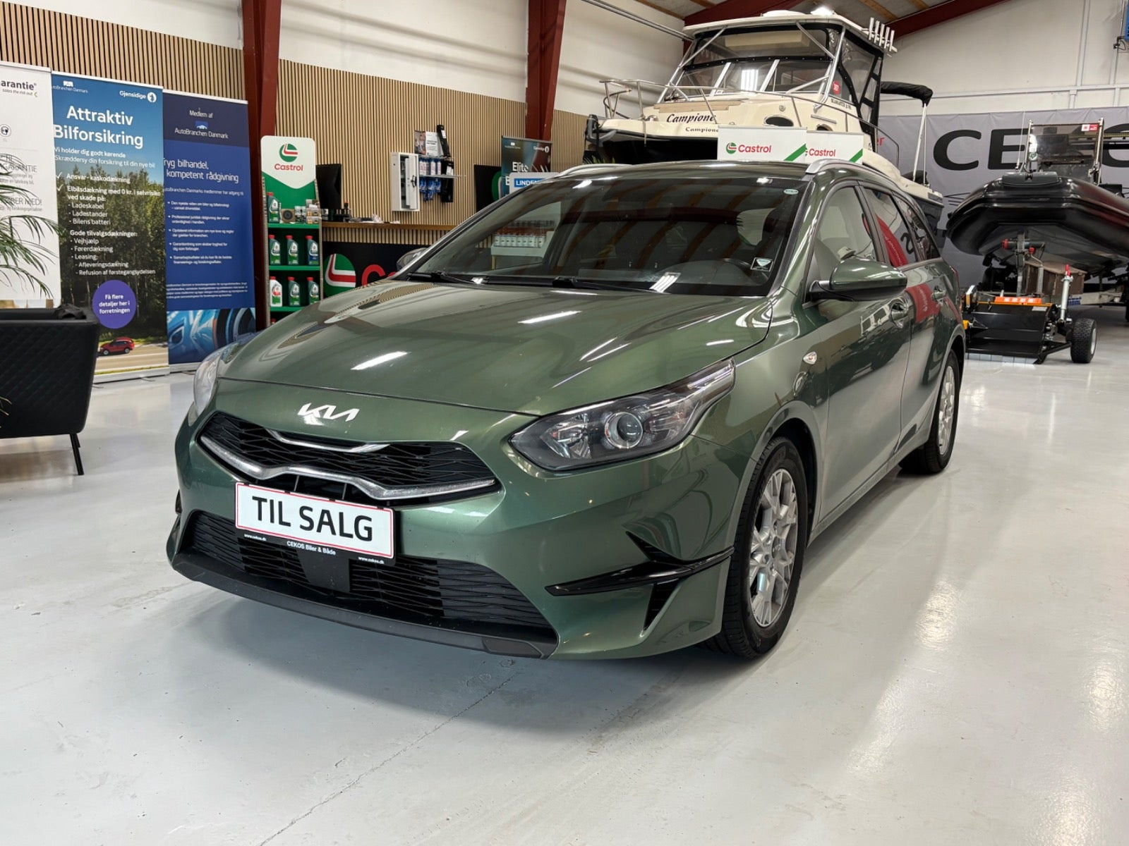 Grøn Kia Ceed fra 2023