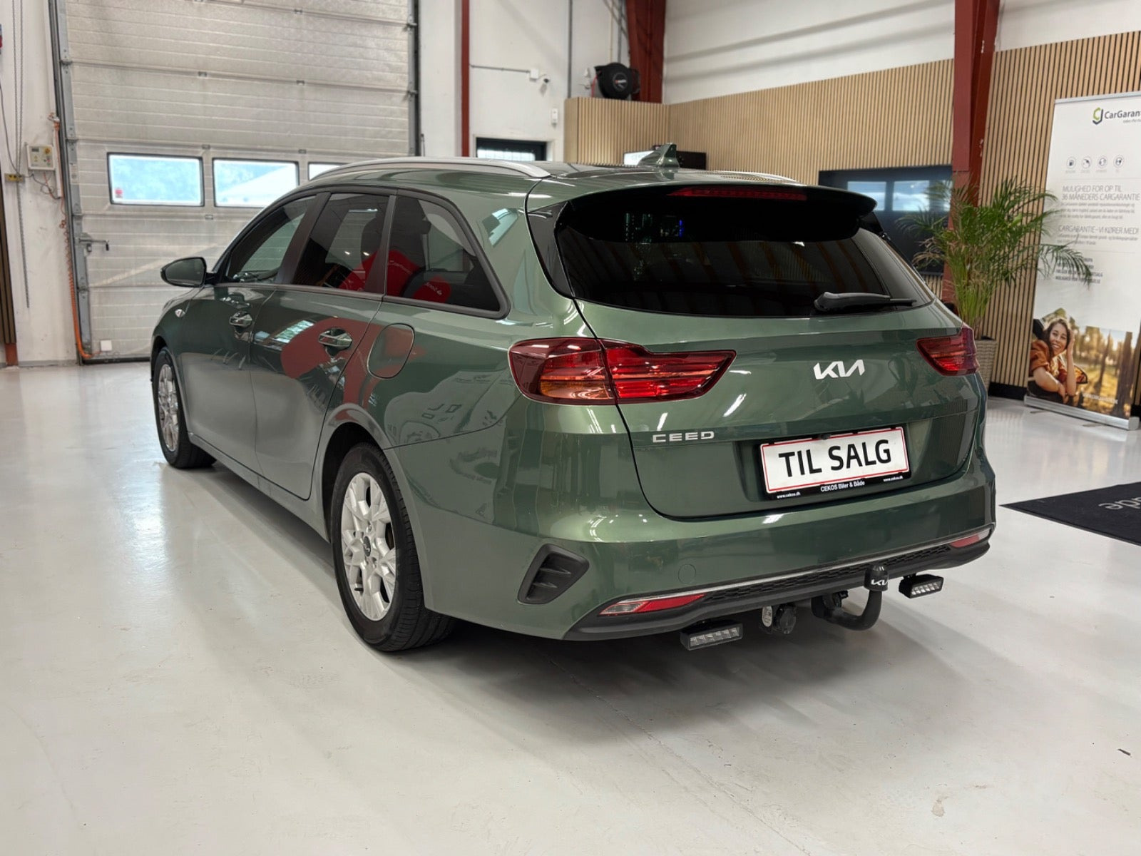 Grøn Kia Ceed fra 2023