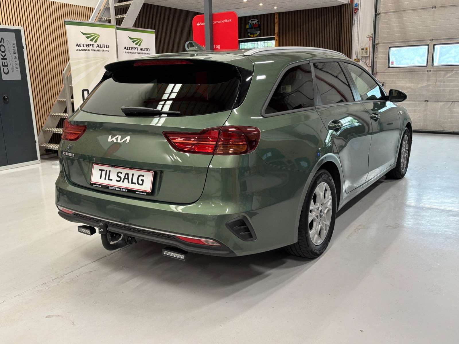 Grøn Kia Ceed fra 2023