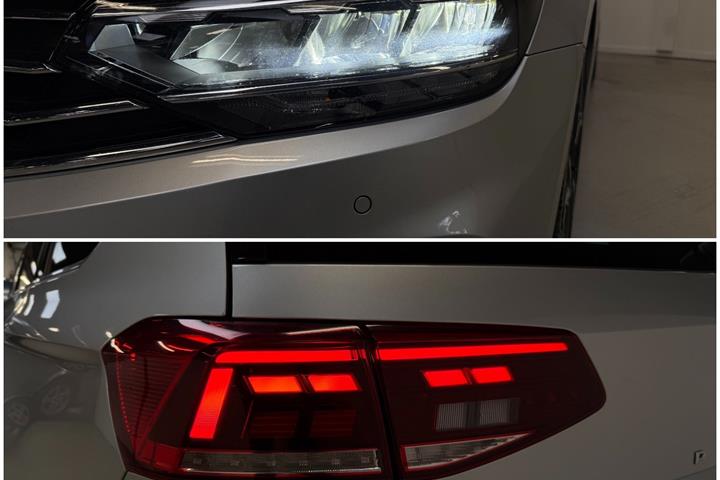 Sølv VW Passat fra 2020