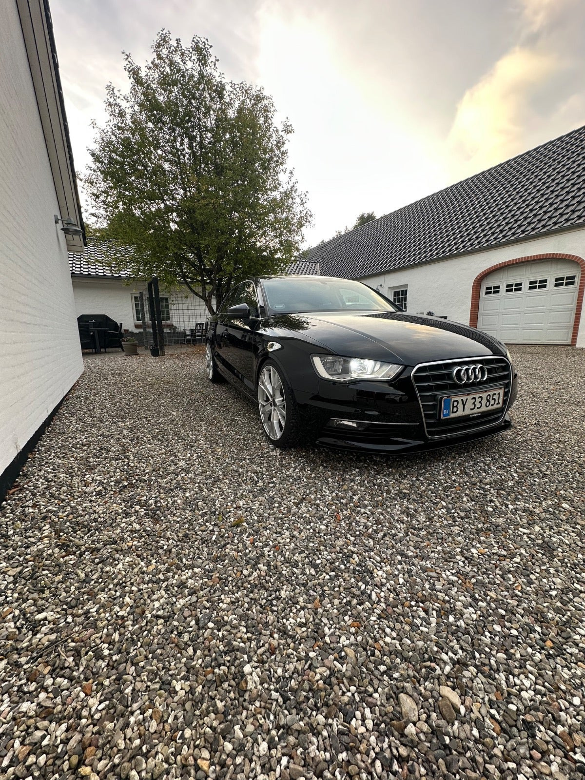 Sort Audi A3 fra 2015