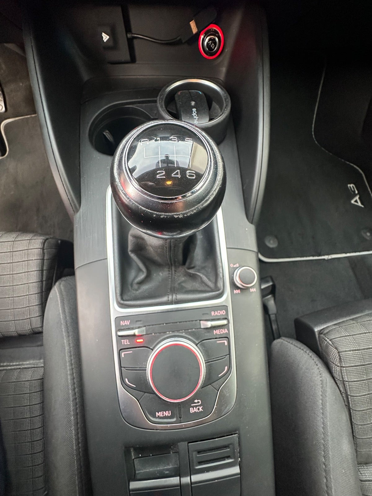 Sort Audi A3 fra 2015