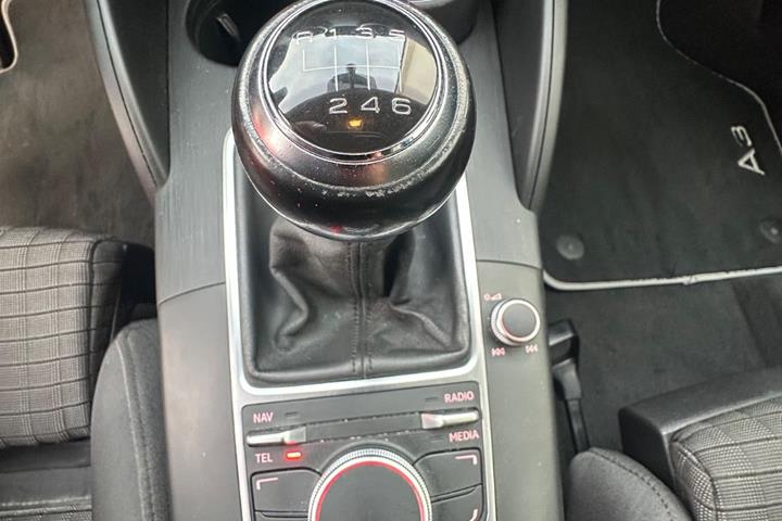 Sort Audi A3 fra 2015