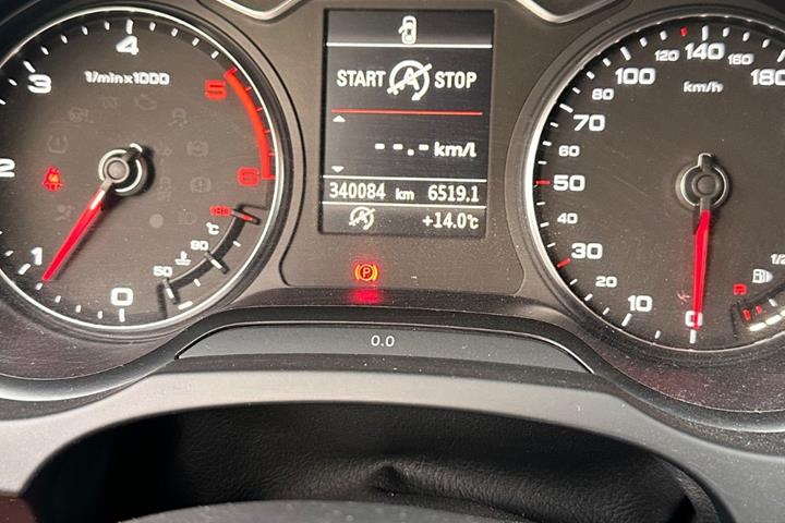 Sort Audi A3 fra 2015