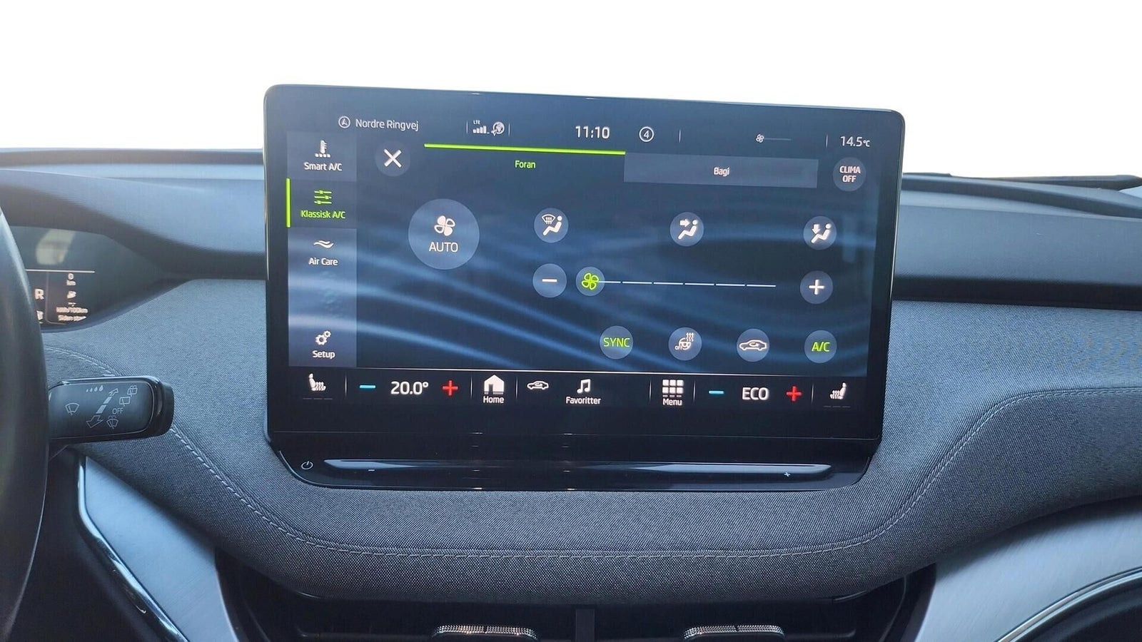 Sort Skoda Enyaq fra 2022