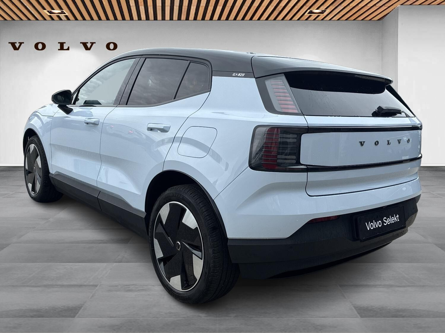 Blå Volvo EX30 fra 2024