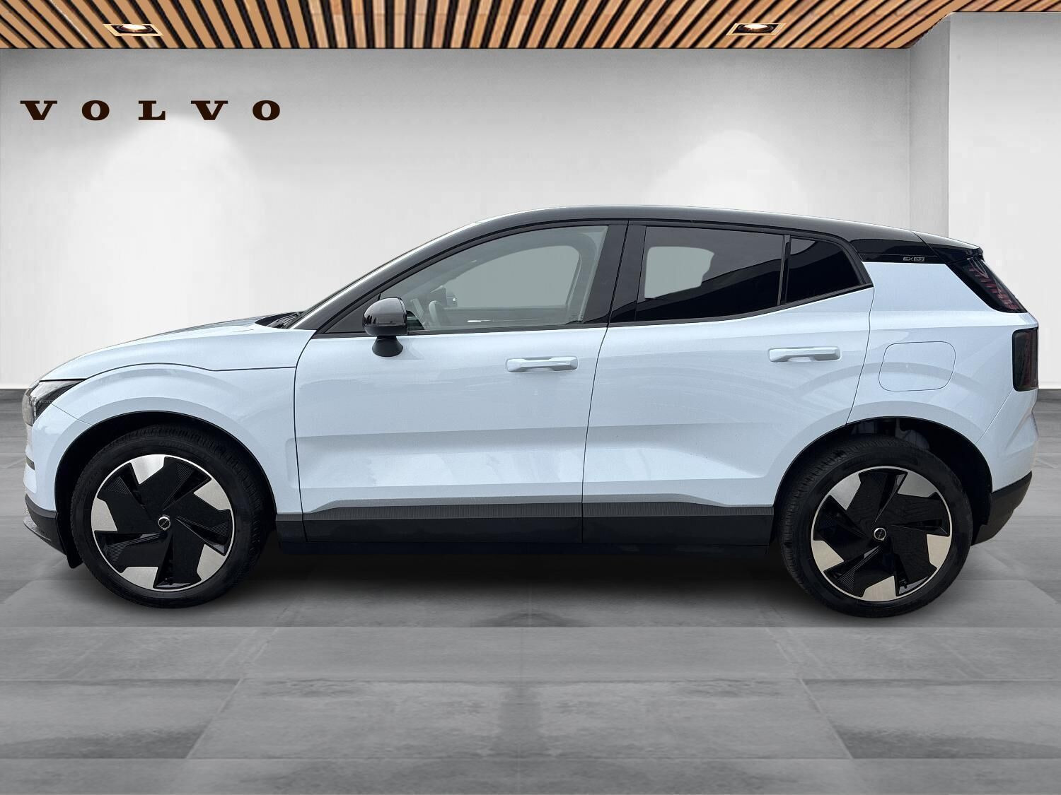 Blå Volvo EX30 fra 2024