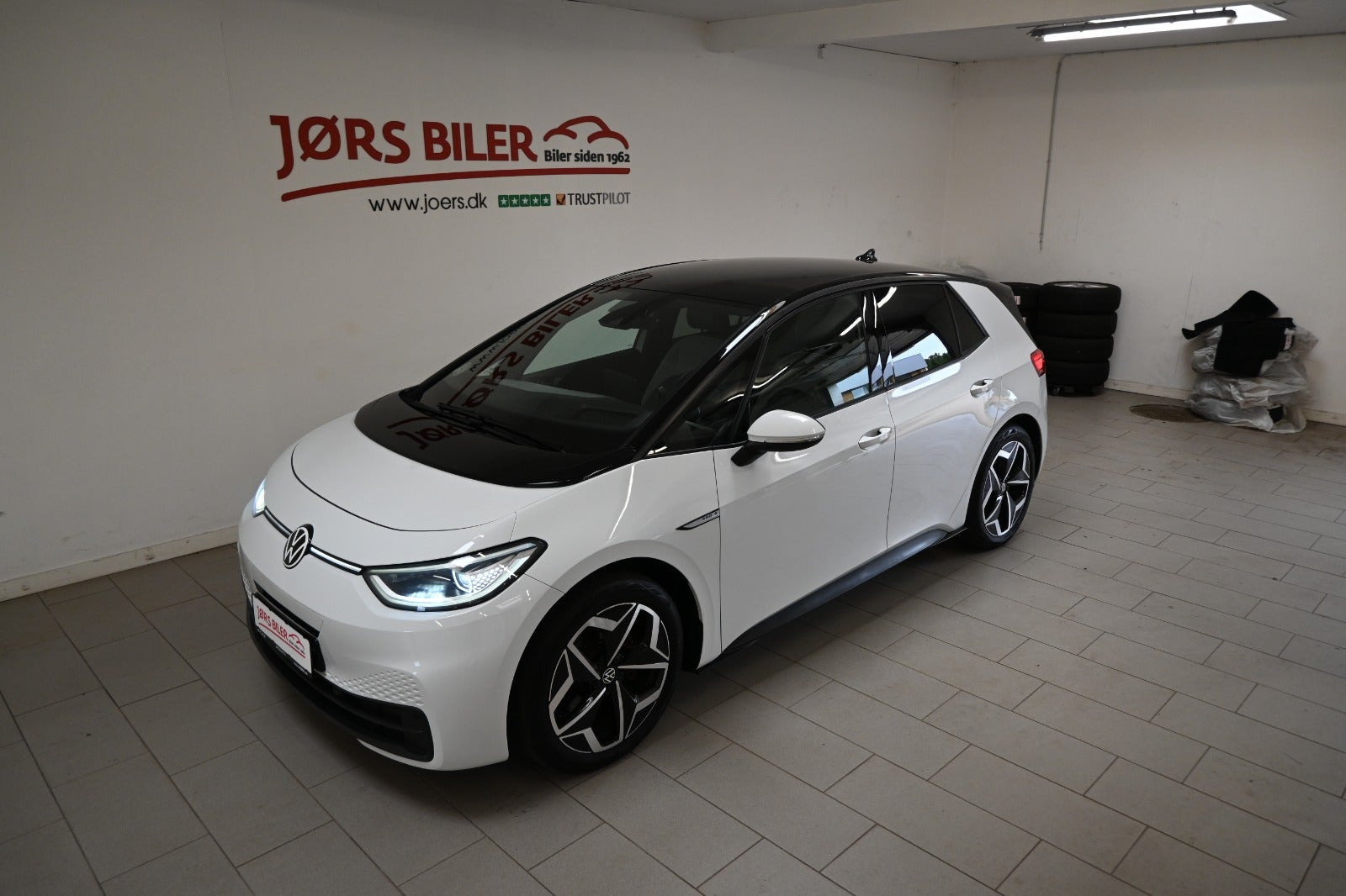 Hvid VW ID.3 fra 2021