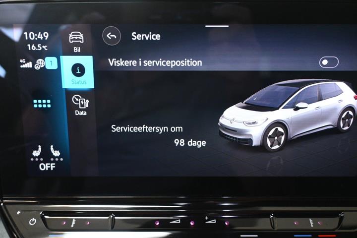 Hvid VW ID.3 fra 2021