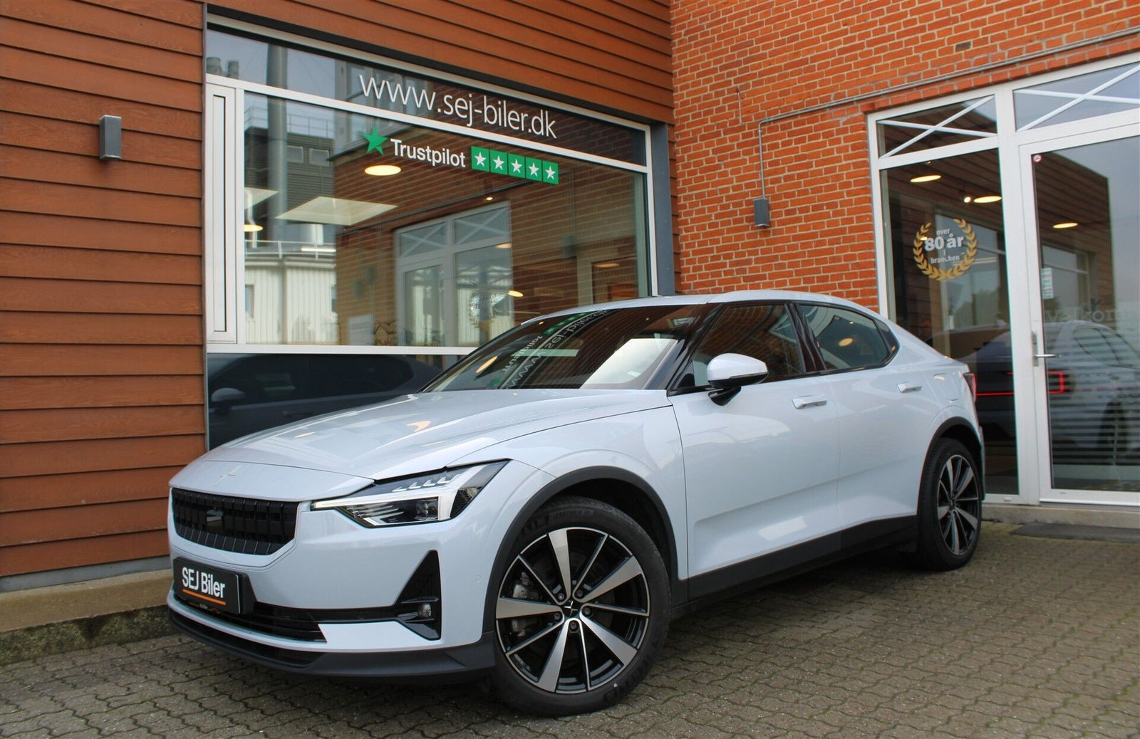 Hvid Polestar 2 fra 2022